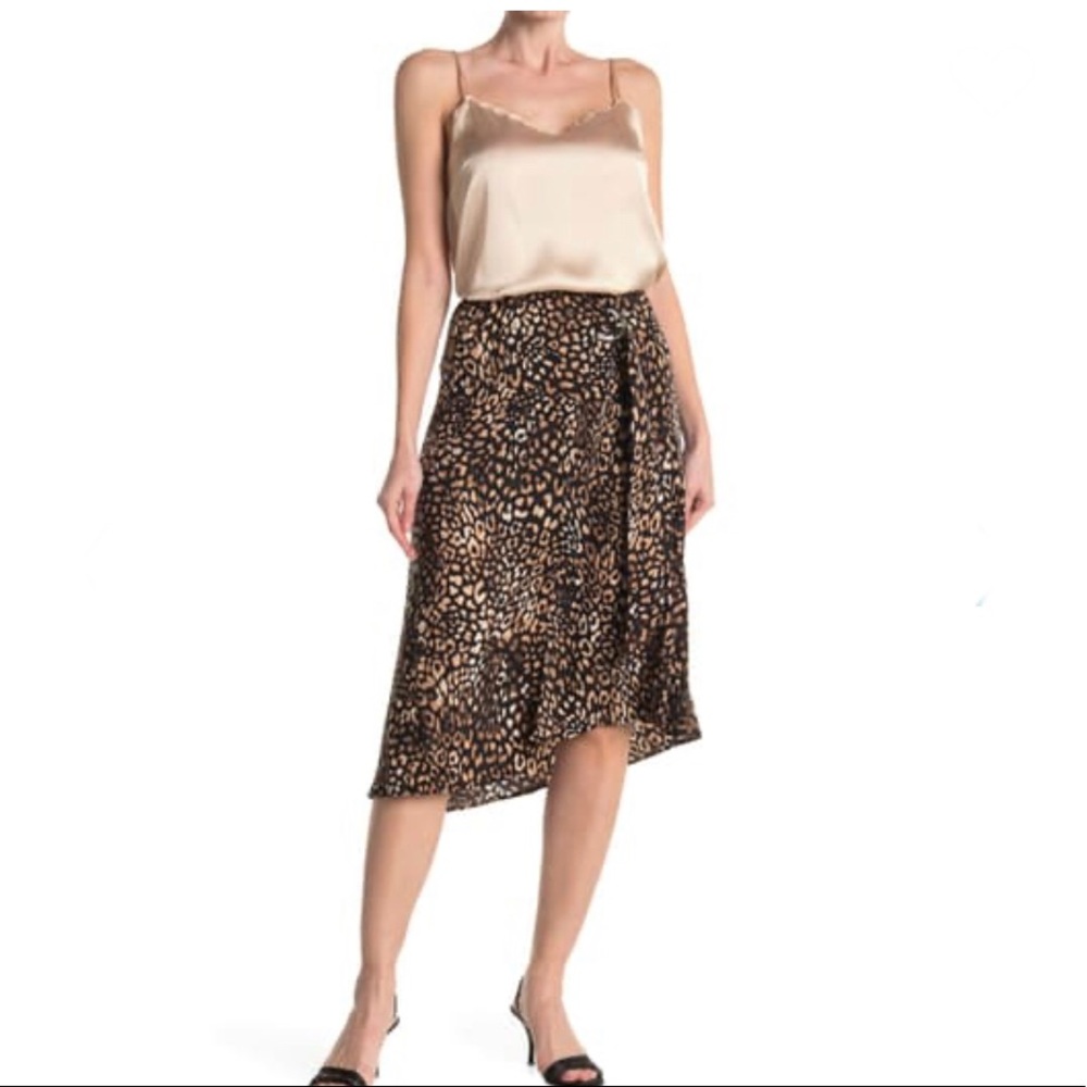 🆕 Laundry By Shelli Segal asymmetrical D-Ring Skirt size large